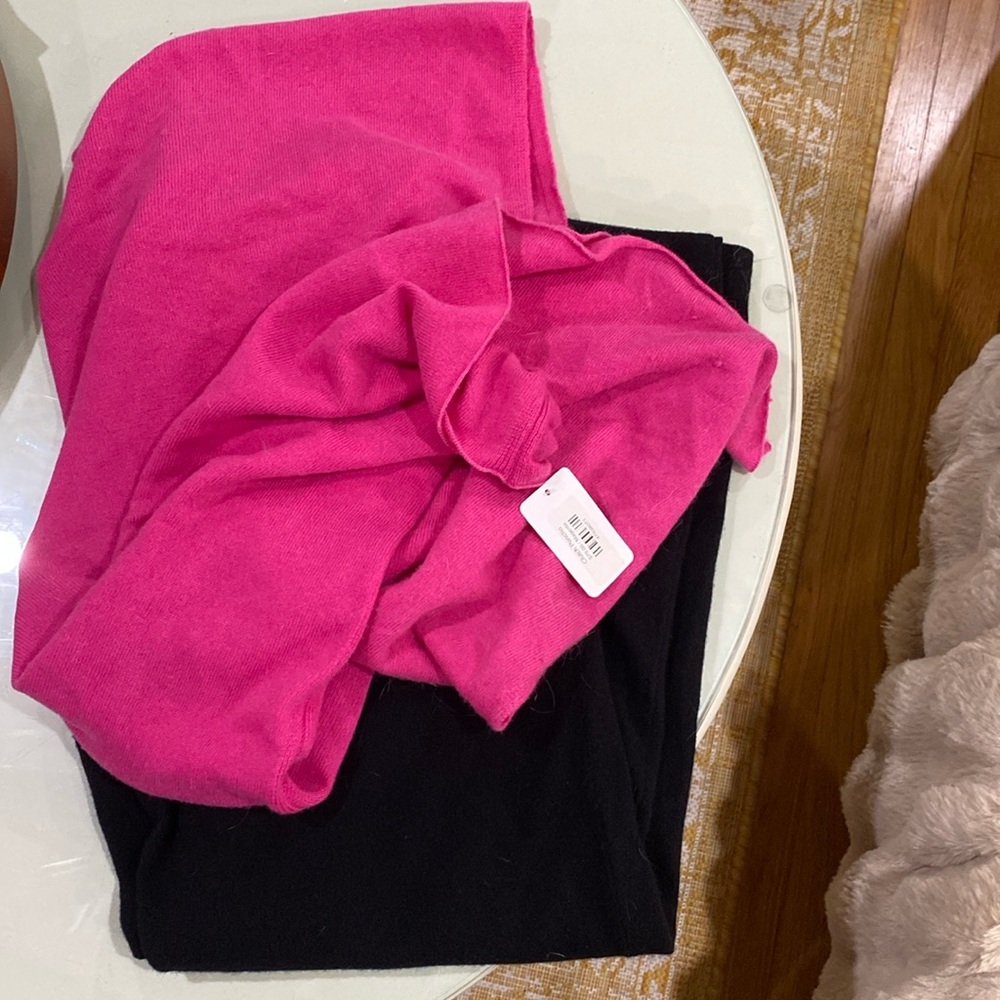Cashmere wrap and pants set